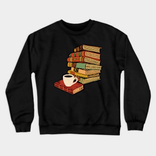 Books And Coffee Crewneck Sweatshirt